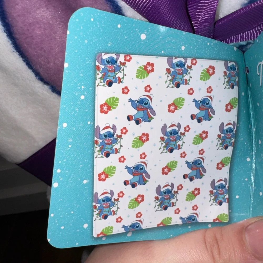 Disney Christmas Stitch Plush Throw Blanket